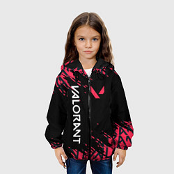 Куртка с капюшоном детская Valorant - Геймплей, цвет: 3D-черный — фото 2