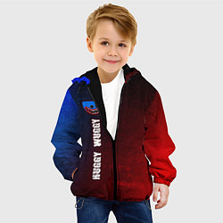 Куртка с капюшоном детская ХАГИ ВАГИ Графика Вертикально, цвет: 3D-черный — фото 2