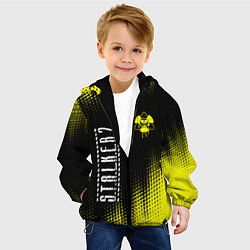Куртка с капюшоном детская STALKER 2 Череп Радиация, цвет: 3D-черный — фото 2