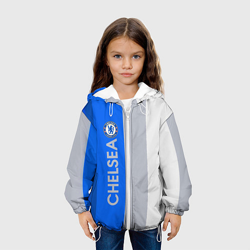 Детская куртка Chelsea football club / 3D-Белый – фото 3