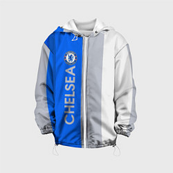 Куртка с капюшоном детская Chelsea football club, цвет: 3D-белый