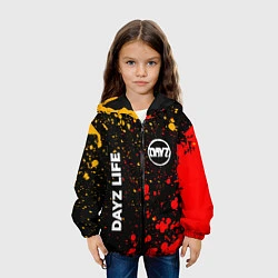 Куртка с капюшоном детская DAYZ Краска, цвет: 3D-черный — фото 2