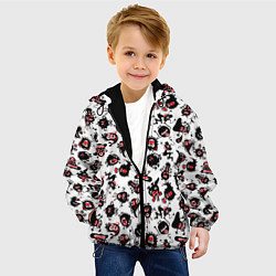 Куртка с капюшоном детская Монстрики мини, цвет: 3D-черный — фото 2