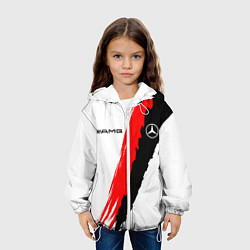 Куртка с капюшоном детская МЕРСЕДЕС БЕНЗ КРАСКА, цвет: 3D-белый — фото 2