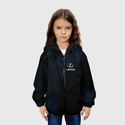Куртка с капюшоном детская Lexus лексус, цвет: 3D-черный — фото 2