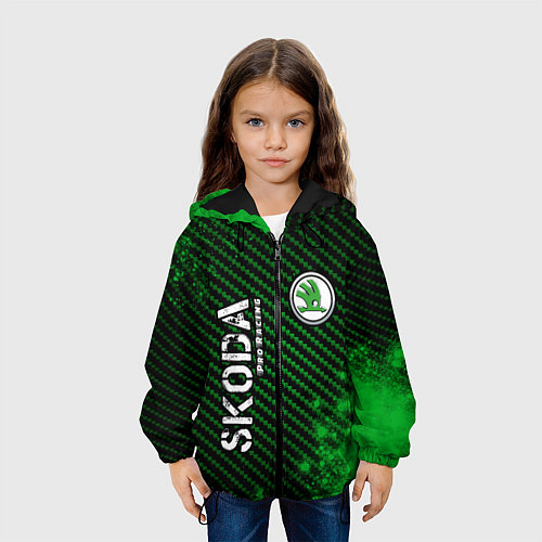 Детская куртка SKODA Skoda Pro Racing - Арт / 3D-Черный – фото 3