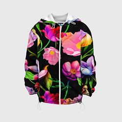 Детская куртка Цветочный узор Floral pattern