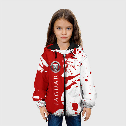 Детская куртка JAGUAR - Краска Вертикально / 3D-Черный – фото 3
