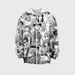 Куртка с капюшоном детская Toradora pattern, цвет: 3D-белый