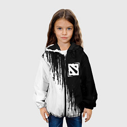 Куртка с капюшоном детская DOTA 2 Краски 4, цвет: 3D-черный — фото 2