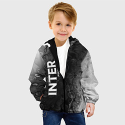 Куртка с капюшоном детская ИНТЕР Football Разводы, цвет: 3D-черный — фото 2