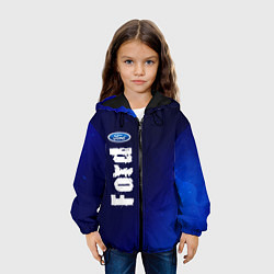 Куртка с капюшоном детская FORD Ford - Космос, цвет: 3D-черный — фото 2