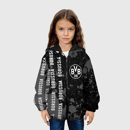 Детская куртка BORUSSIA Брызги / 3D-Черный – фото 3