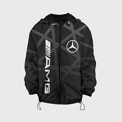 Куртка с капюшоном детская MERCEDES - BENZ МЕРСЕДЕС, цвет: 3D-черный