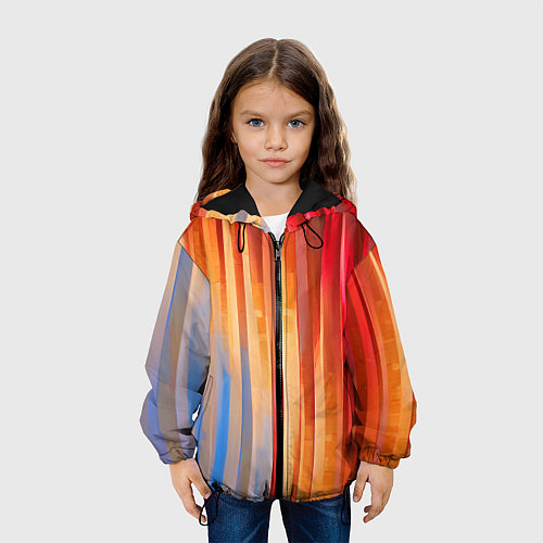 Детская куртка Refraction of light / 3D-Черный – фото 3