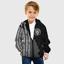 Куртка с капюшоном детская МАНЧЕСТЕР СИТИ Графика, цвет: 3D-черный — фото 2