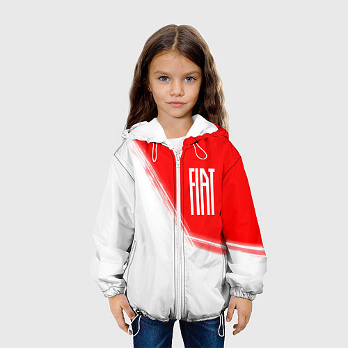 Детская куртка ФИАТ Краски / 3D-Белый – фото 3