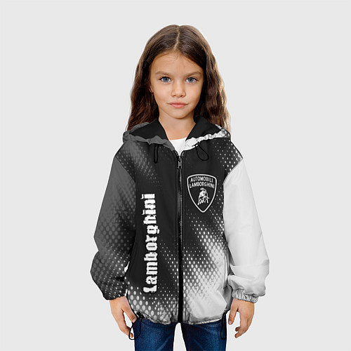 Детская куртка LAMBORGHINI Lamborghini Абстракция / 3D-Черный – фото 3