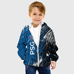 Куртка с капюшоном детская Псж краска, цвет: 3D-белый — фото 2