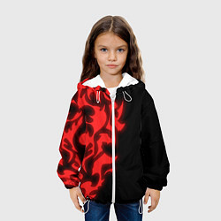 Куртка с капюшоном детская КРАСНЫЙ ЩИТ ПРОКЛЯТЫЙ, цвет: 3D-белый — фото 2
