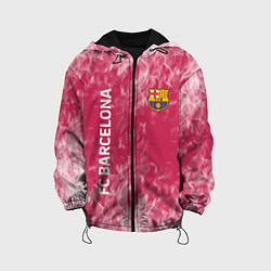 Куртка с капюшоном детская Barcelona Пламя, цвет: 3D-черный