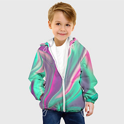 Куртка с капюшоном детская Digital Wave, цвет: 3D-белый — фото 2