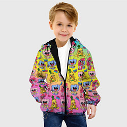 Куртка с капюшоном детская POPPY PLAYTIME МИЛЫЕ ПЕРСОНАЖИ, цвет: 3D-черный — фото 2