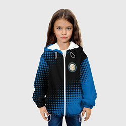 Куртка с капюшоном детская Inter абстракция, цвет: 3D-белый — фото 2