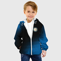 Куртка с капюшоном детская Inter абстракция, цвет: 3D-белый — фото 2