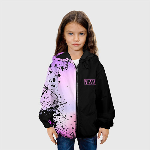 Детская куртка BLACKPINK HALF COLORS / 3D-Черный – фото 3