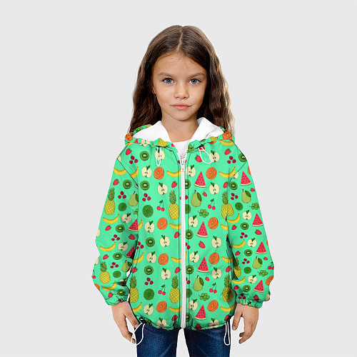 Детская куртка FAVORITE FRUITS / 3D-Белый – фото 3