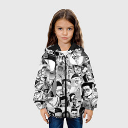 Куртка с капюшоном детская Путь домохозяина паттерн, цвет: 3D-черный — фото 2