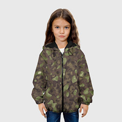 Куртка с капюшоном детская Камуфляж Multicam, цвет: 3D-черный — фото 2