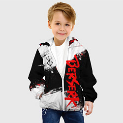 Куртка с капюшоном детская БЕРСЕРК : Спортивная форма - Клеймо жертвы, цвет: 3D-белый — фото 2
