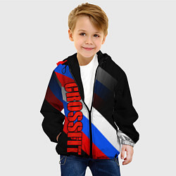 Куртка с капюшоном детская КРОССФИТ - РОССИЙСКИЙ, цвет: 3D-черный — фото 2