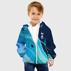 Куртка с капюшоном детская Tottenham hotspur Абстракция, цвет: 3D-белый — фото 2