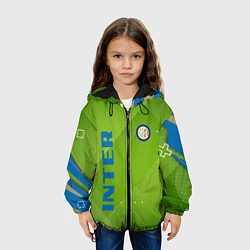 Куртка с капюшоном детская Inter Поле, цвет: 3D-черный — фото 2