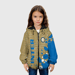 Куртка с капюшоном детская Inter Краска, цвет: 3D-черный — фото 2