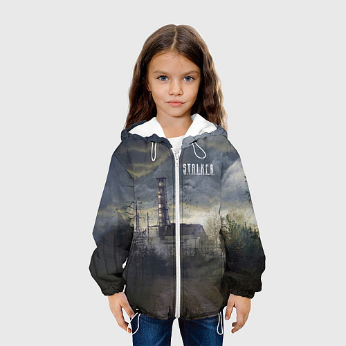 Детская куртка STALKER Саркофаг / 3D-Белый – фото 3
