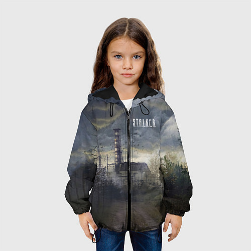 Детская куртка STALKER Саркофаг / 3D-Черный – фото 3