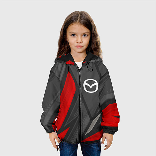 Детская куртка Mazda sports racing / 3D-Черный – фото 3