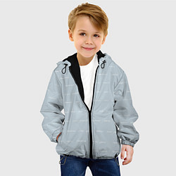 Куртка с капюшоном детская Бесконечное счастье, цвет: 3D-черный — фото 2