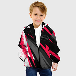 Куртка с капюшоном детская Jaguar fast lines, цвет: 3D-черный — фото 2