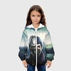 Куртка с капюшоном детская Dishonored - Эмили Колдуин, цвет: 3D-белый — фото 2