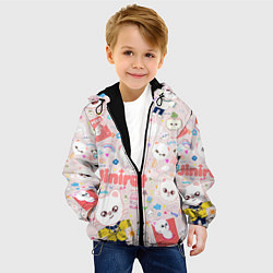 Куртка с капюшоном детская Skzoo Jinniret pattern cartoon avatar, цвет: 3D-черный — фото 2