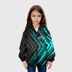 Куртка с капюшоном детская Daewoo ланос, цвет: 3D-черный — фото 2