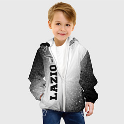 Куртка с капюшоном детская Lazio sport на светлом фоне: по-вертикали, цвет: 3D-белый — фото 2