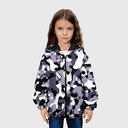 Куртка с капюшоном детская Камуфляж Common City, цвет: 3D-черный — фото 2