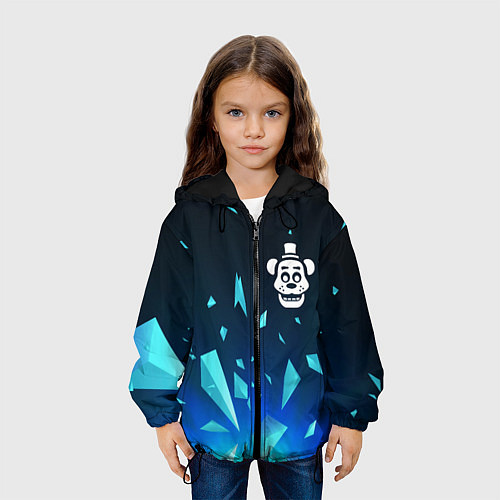 Детская куртка FNAF взрыв частиц / 3D-Черный – фото 3