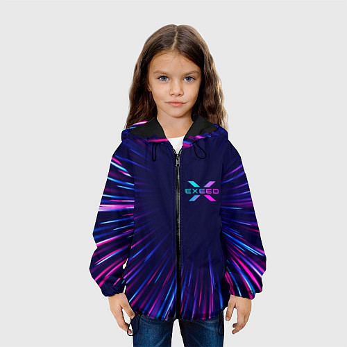 Детская куртка Exeed neon speed lines / 3D-Черный – фото 3